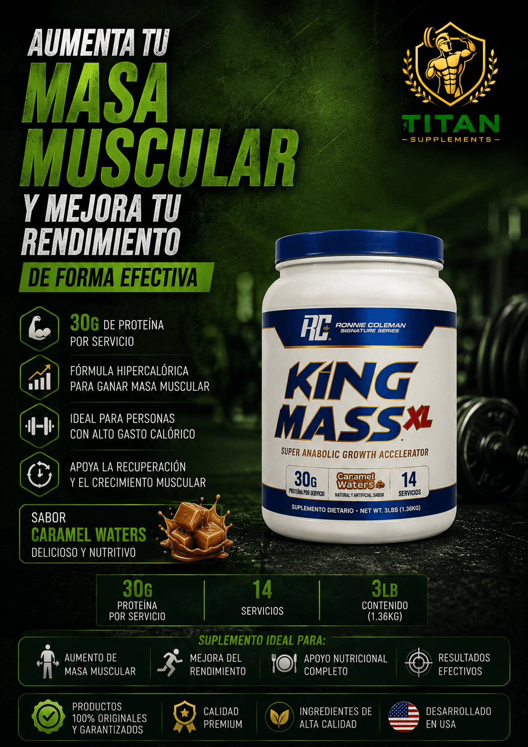 Proteína kiss mass xl